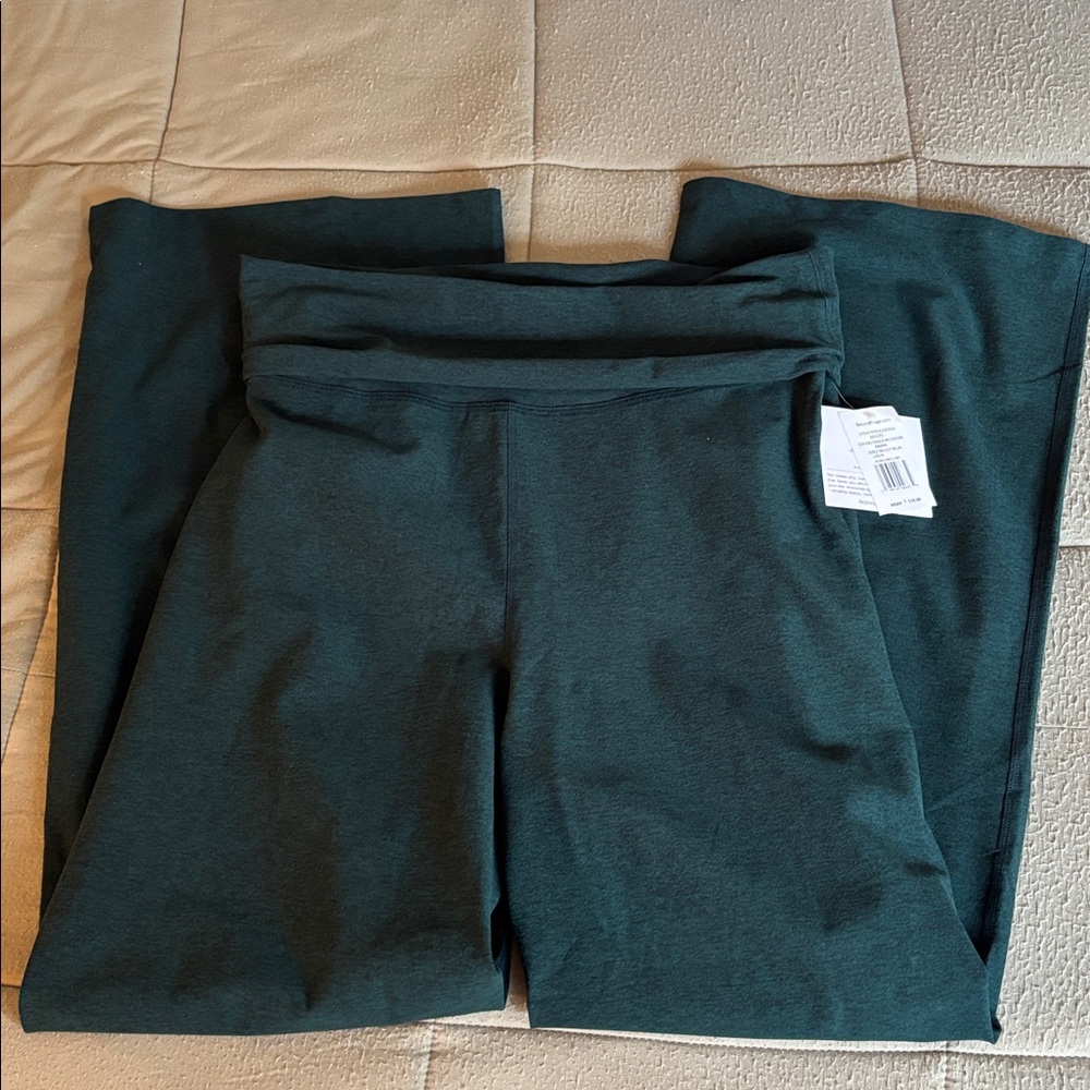 Beyond Yoga Fold over wide leg